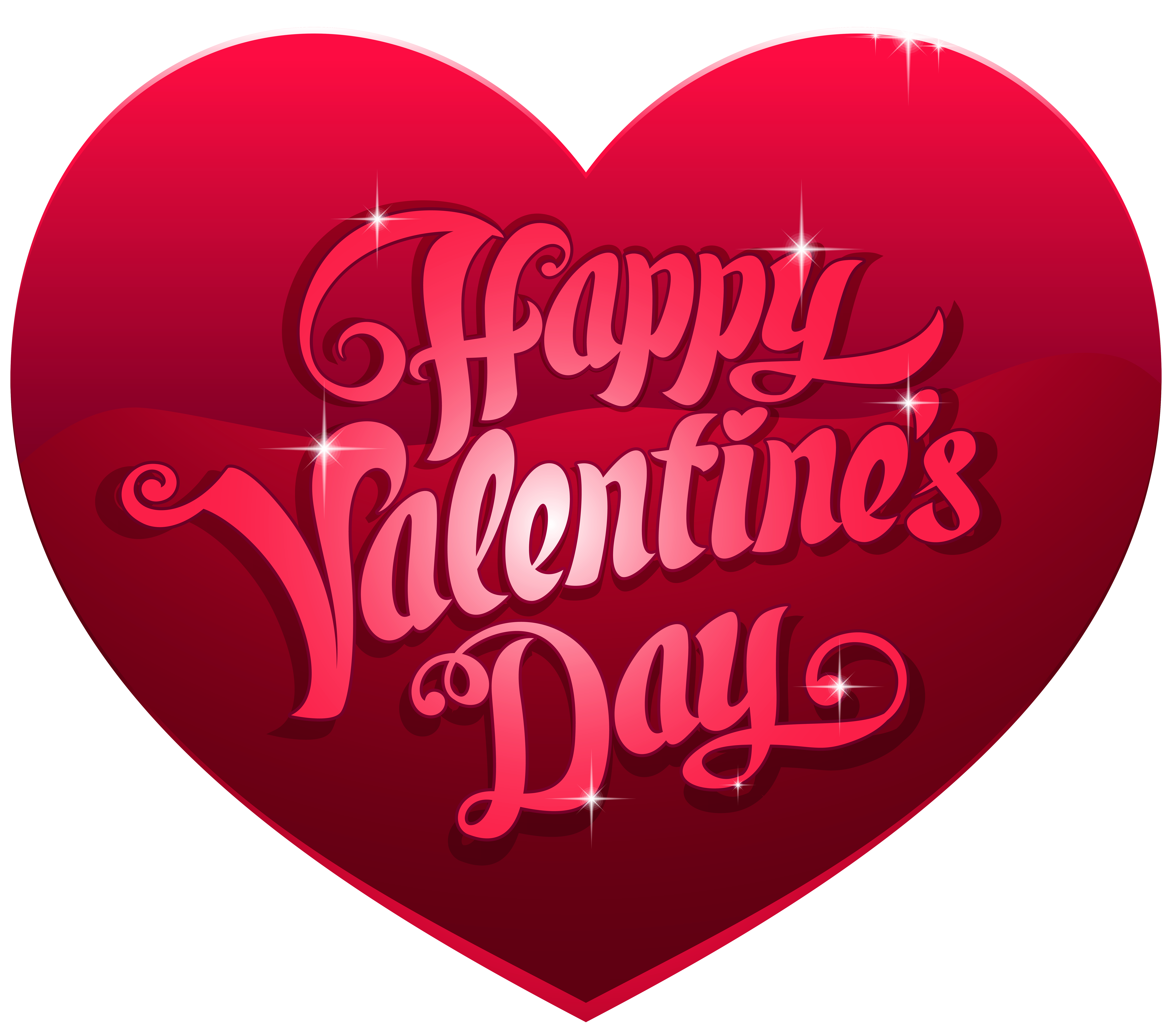 happy valentine's day heart png clip art image​ | gallery
